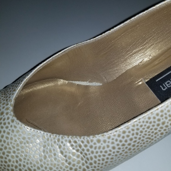 Stuart Weitzman Heels Snakeskin Print sz 7 - Picture 7 of 8